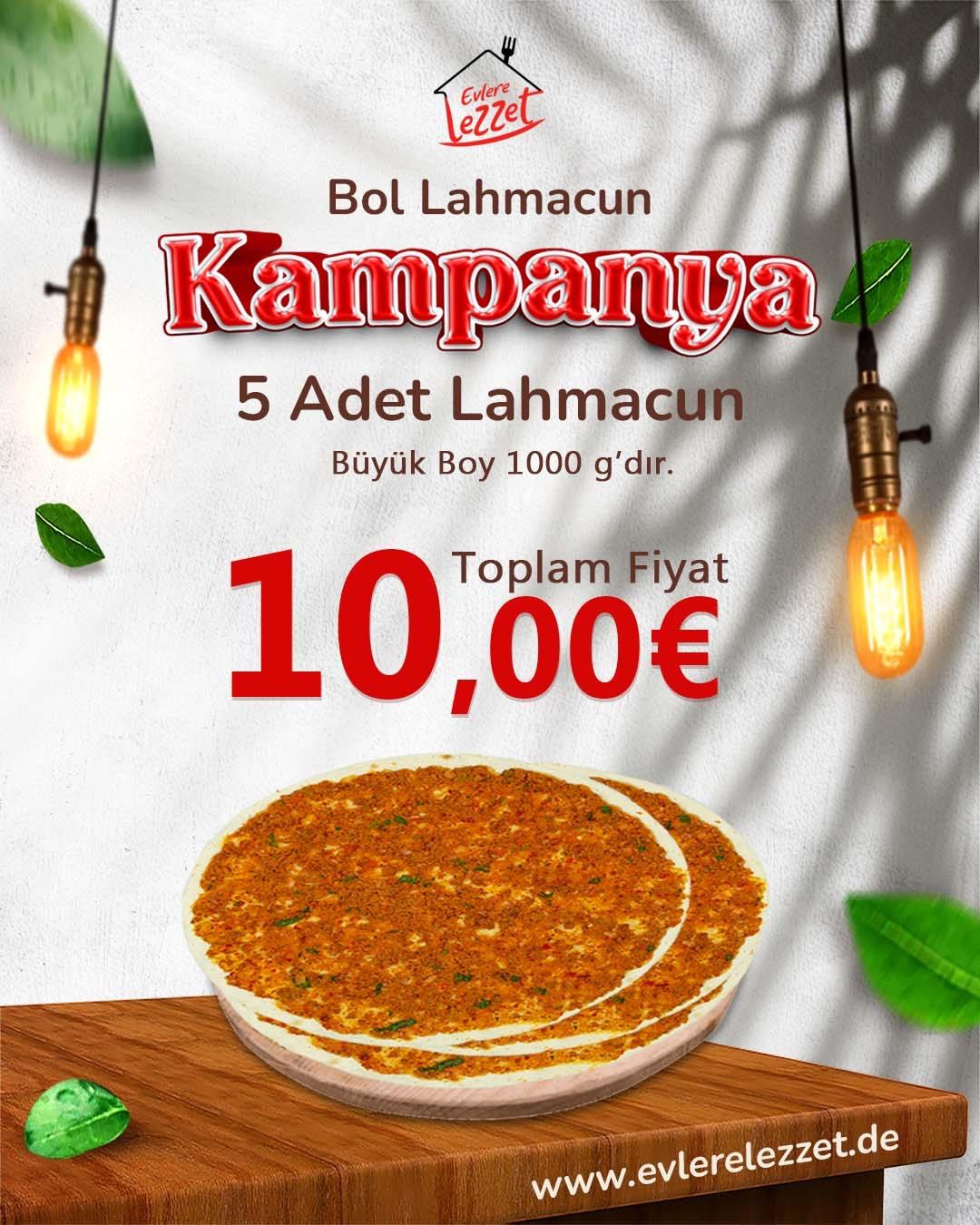 Lahmacun Büyük 28-30 cm 5 Stück