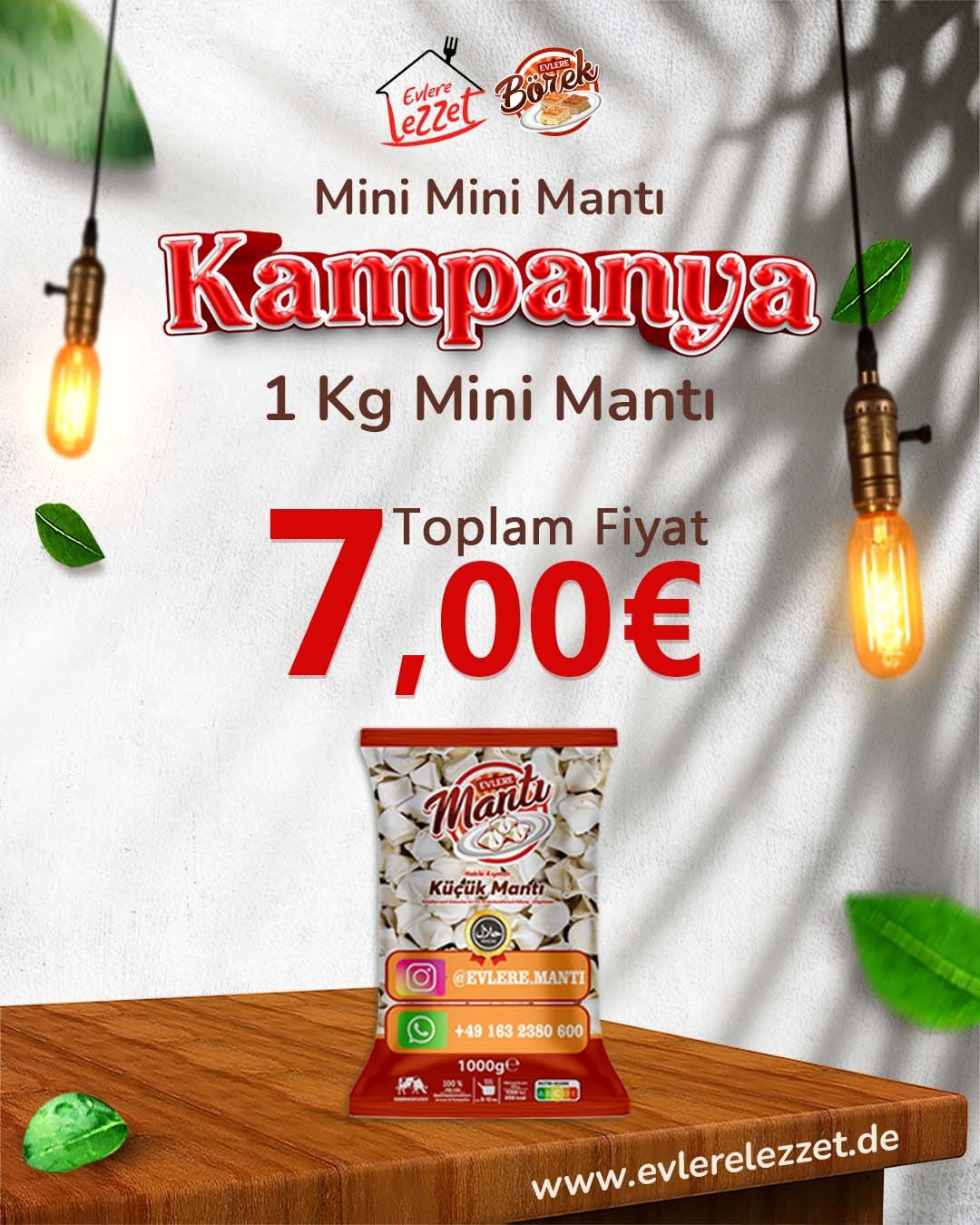 Mini Manti 1 Kg
