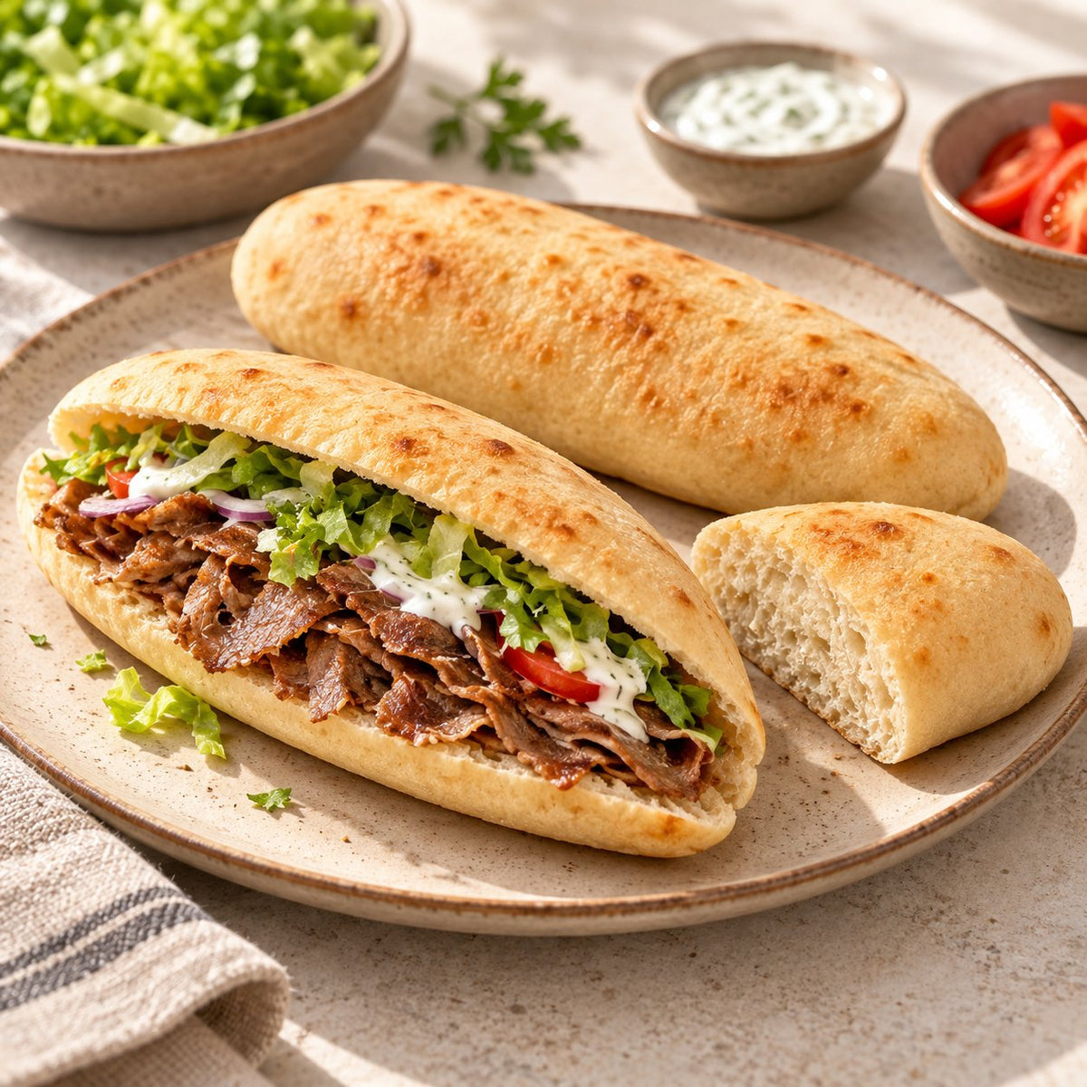 Kebap Ekmeği x7 | Hünkar | 630 g | Serviervorschlag