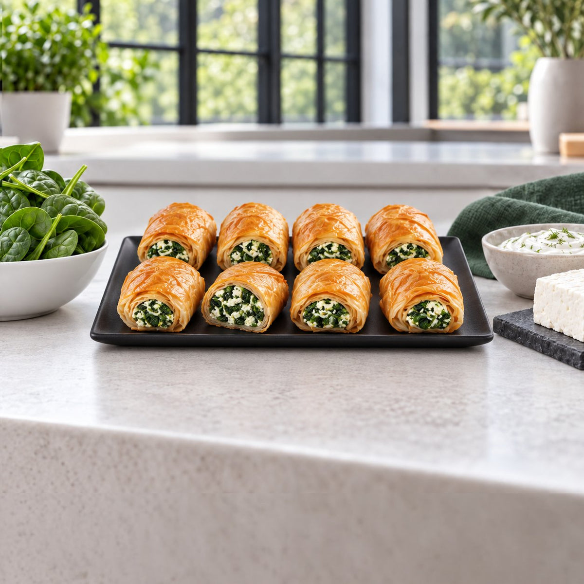 Peynirli Ispanaklı Rulo Börek | Hünkar | 450 g | Serviervorschlag