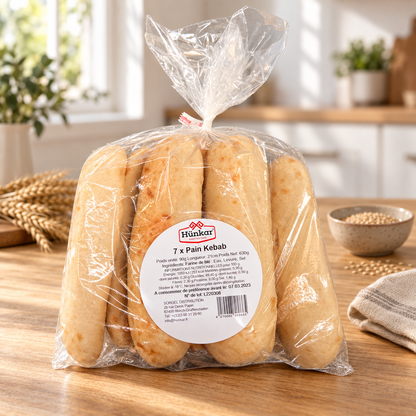 Kebap Ekmeği x7 | Hünkar | 630 g