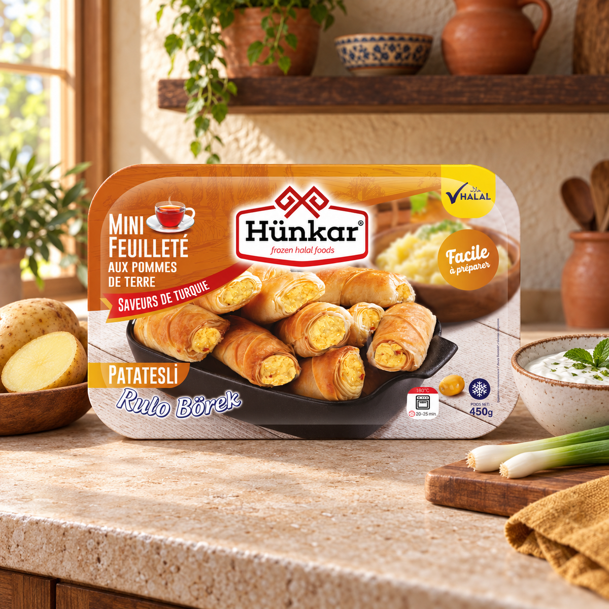 Patatesli Rulo Börek | Hünkar | 450 g