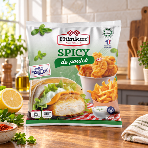 Acılı Çıtır Tavuk Parçaları | Hünkar | 800 g