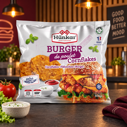 Hünkar Tavuk Burger Cornflakes | Hünkar | 800 g