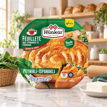 Ispanaklı Peynirli Tepsi Böreği | Hünkar | 700 g