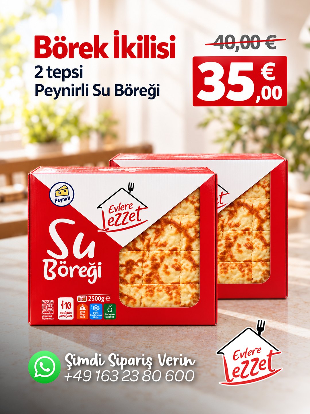 Peynirli Su Böreği