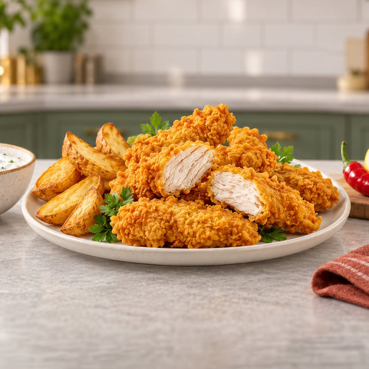 Kentucky Tavuk Tenders | Hünkar | 800 g | Serviervorschlag