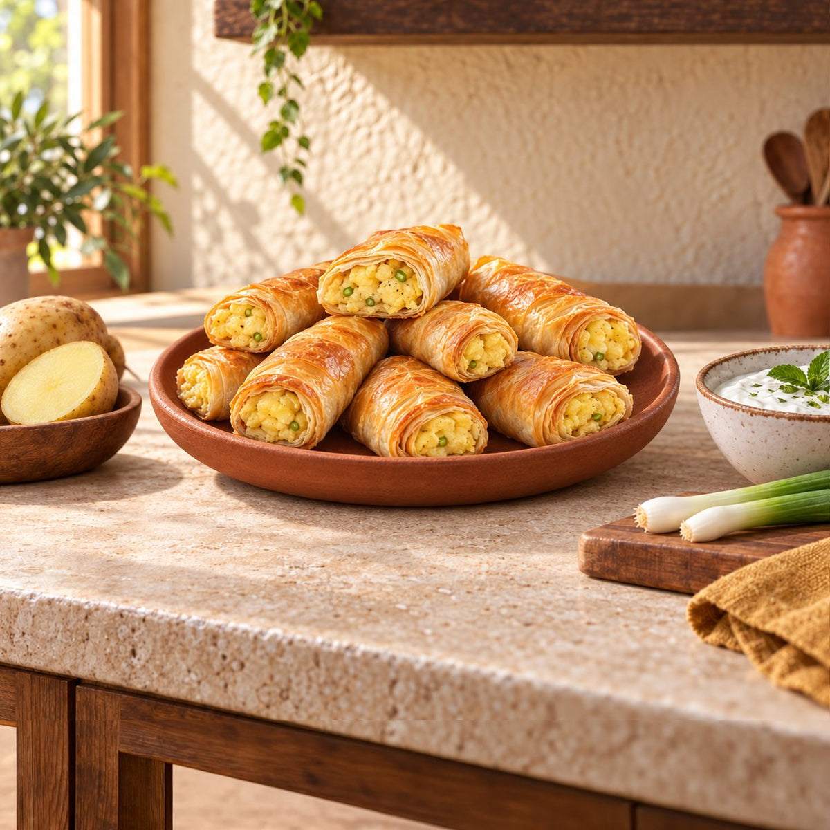 Patatesli Rulo Börek | Hünkar | 450 g | Serviervorschlag