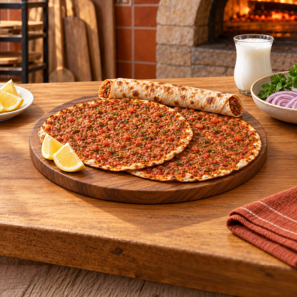 Lahmacun x3 | Hünkar | 540 g | Serviervorschlag