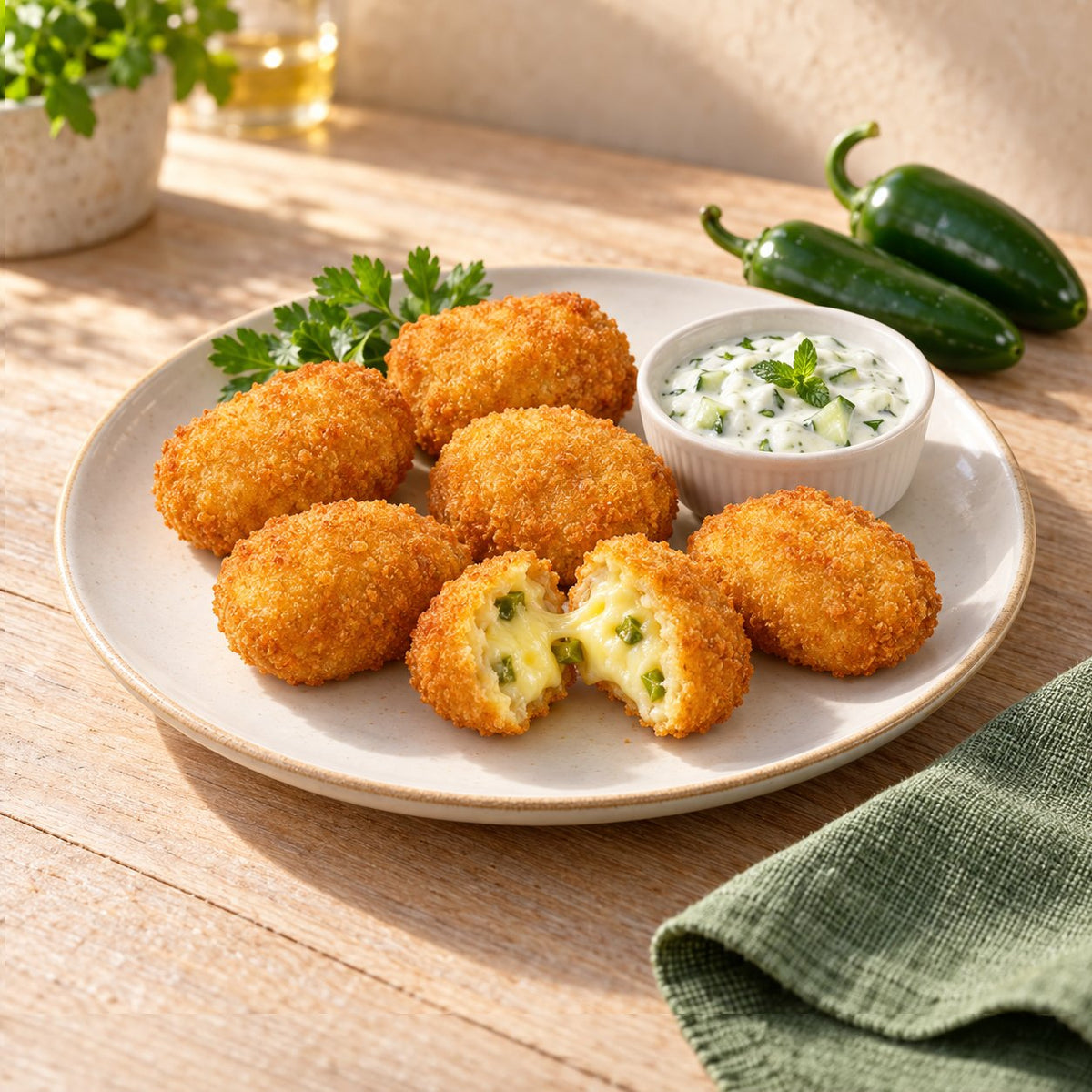 Chili Cheese Nugget | Hünkar | 650 g | Serviervorschlag