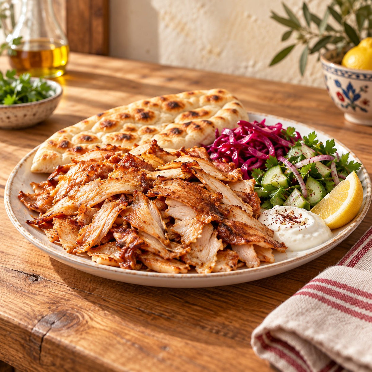 Geleneksel Tavuk Döner | Hünkar | 700 g | Serviervorschlag